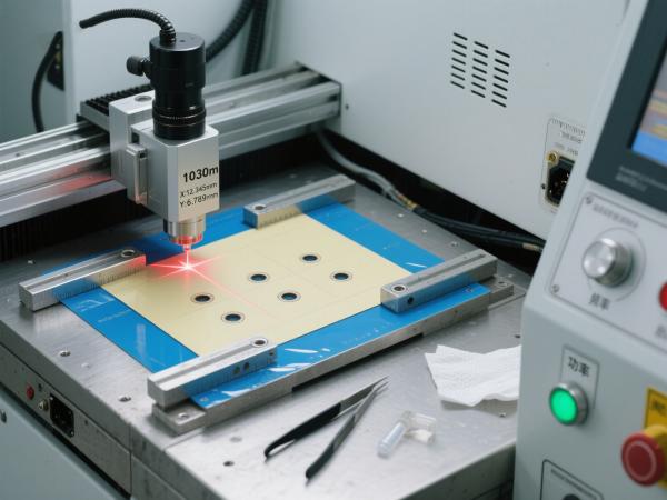 石墨烯導電膜飛秒激光微孔加工 (7)