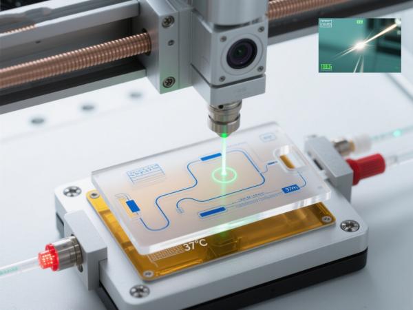 醫(yī)療微流控芯片飛秒激光切割 (6)