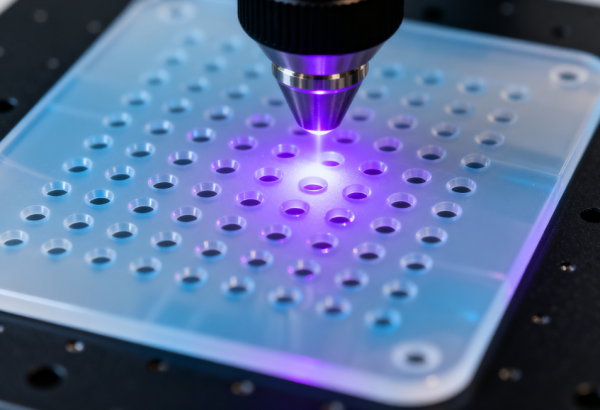 TPU材料紫外飛秒激光微孔加工 (8)