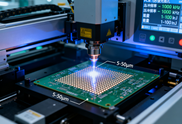 PCB飛秒激光微孔加工 (7)