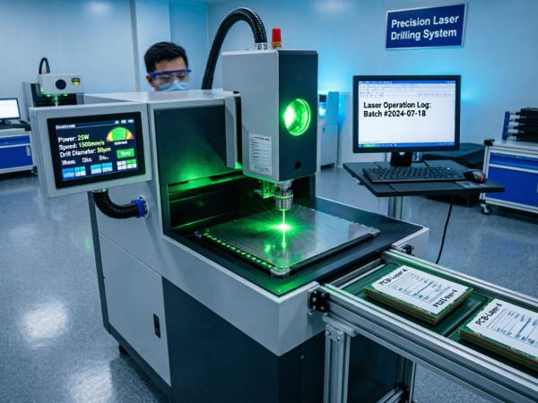 線路板綠光皮秒激光鉆孔 (8)